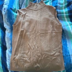 Beige sleeveless top